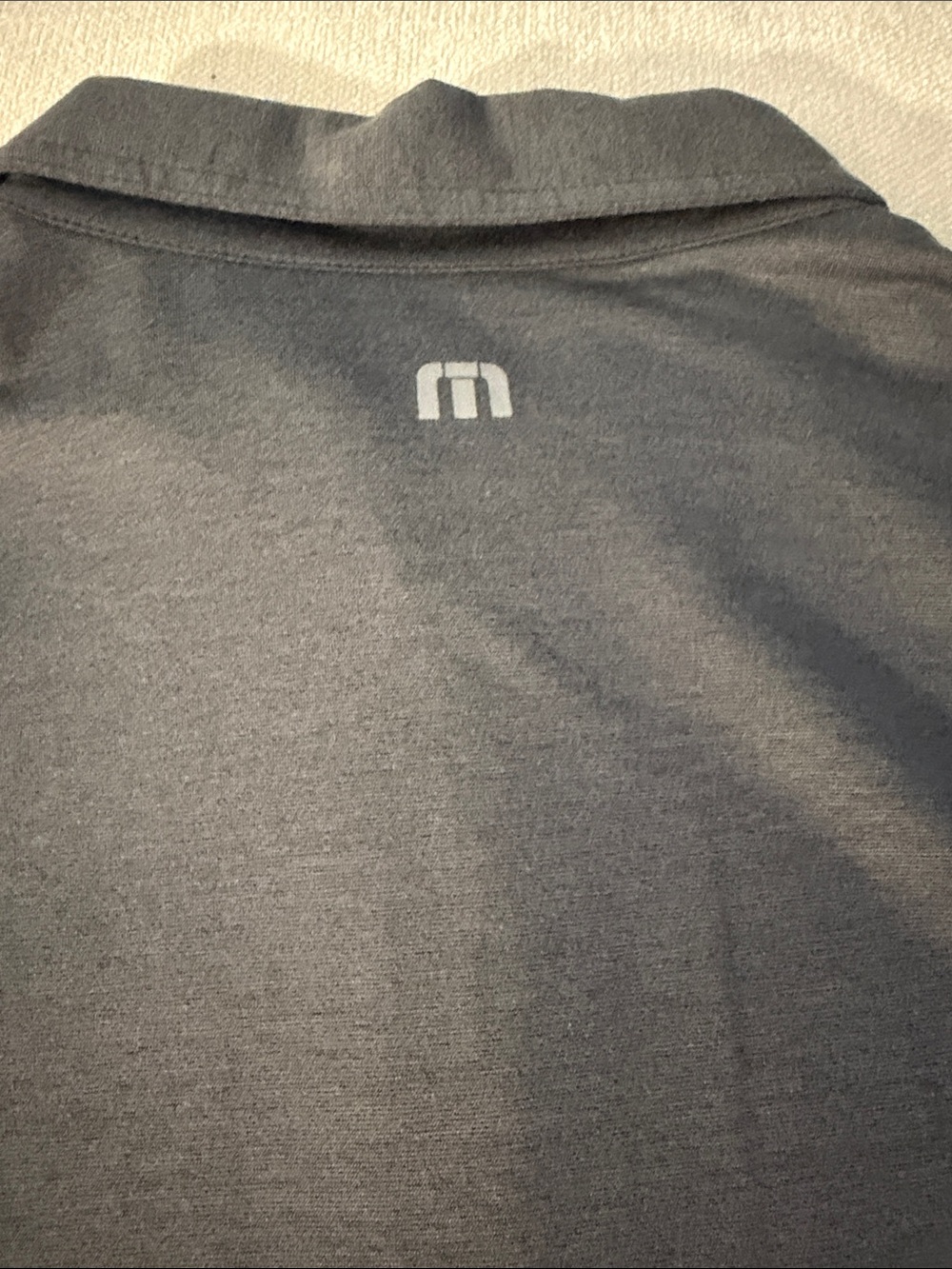 NWT Men's Gray Performance Polo Shirt - Modern Stripe Detail - Picture 4 of 4